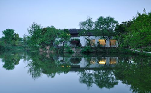 西溪湿地夜色-重庆中青旅