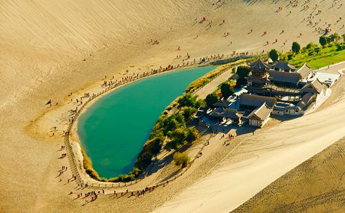 月牙泉-西北旅游-重庆中青旅